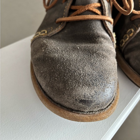 Born Temple F32529 Dark Gray Lace Up Casual Ankle Boots Womens 9.5/ EU 41 - Picture 4 of 11